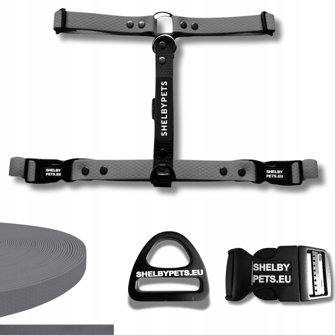 Postroj guard biothane voděodolný pro psa nastavitelný Pvc silný premium