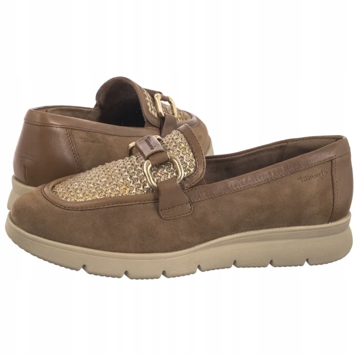 Dámské boty Mokasíny Tamaris Hnědé 1-24628-44 392 Cognac Comb