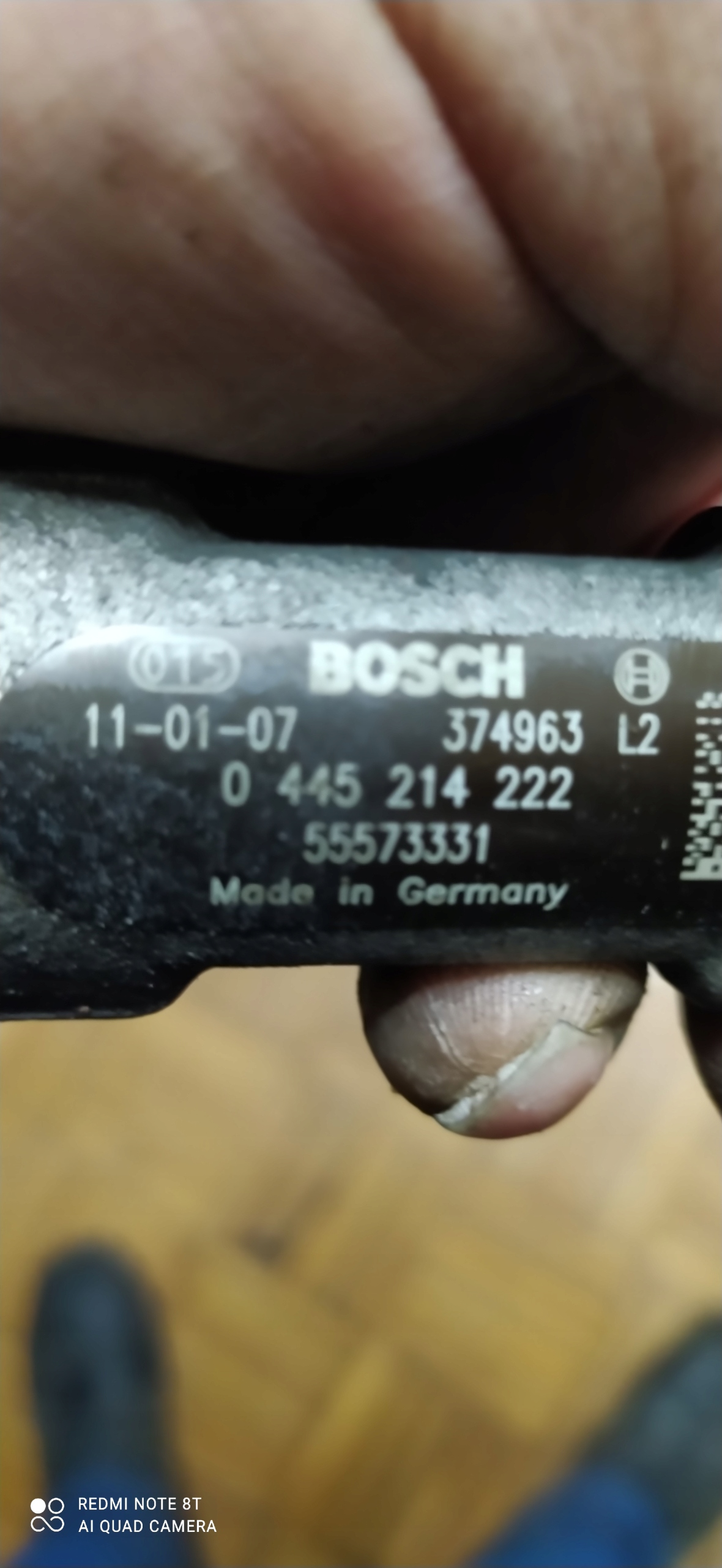 0445214222 Rampe injection OPEL CHEVROLET 1.3