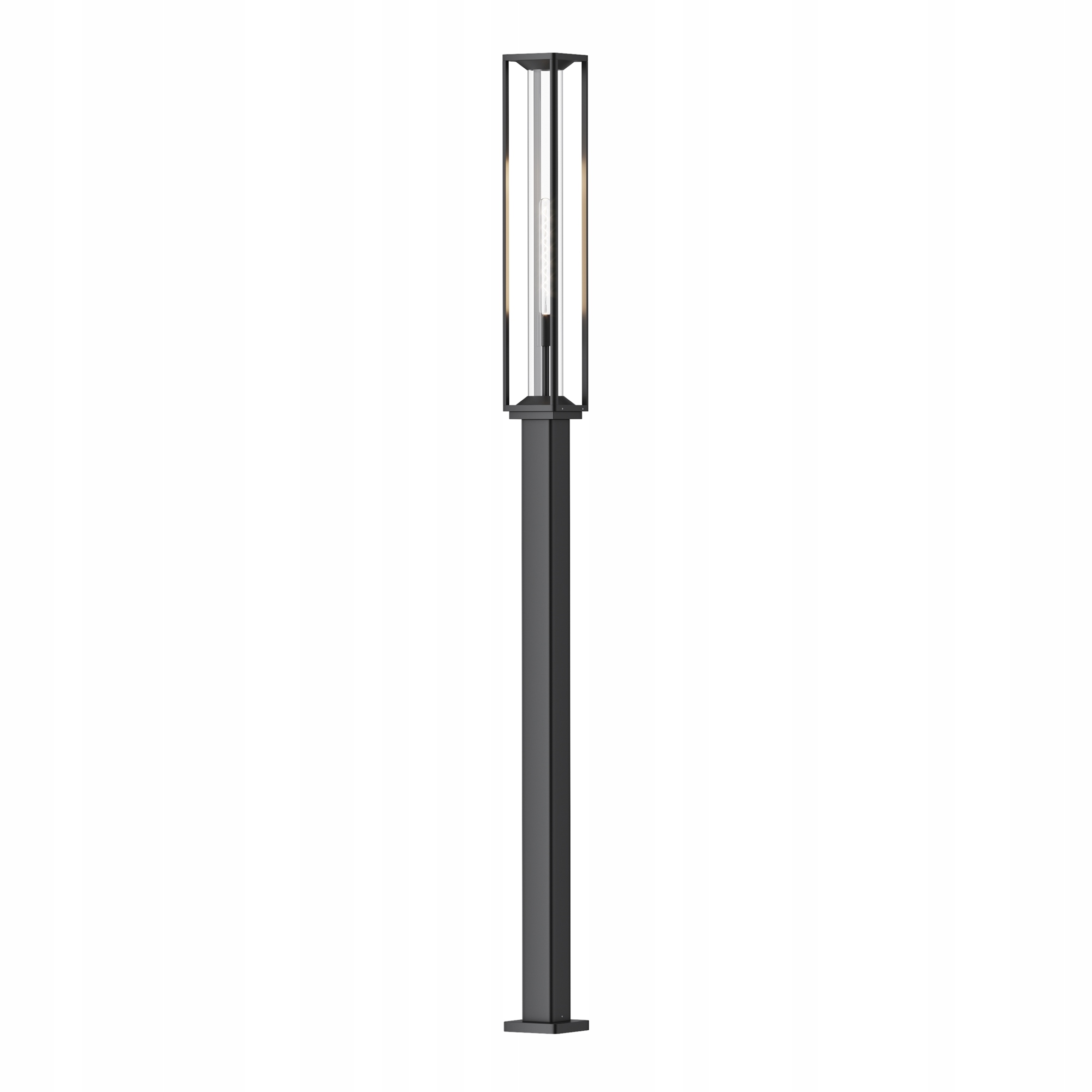Maytoni Záhradný lampáš 220 cm Grafit E27 IP54 bez žiarovky