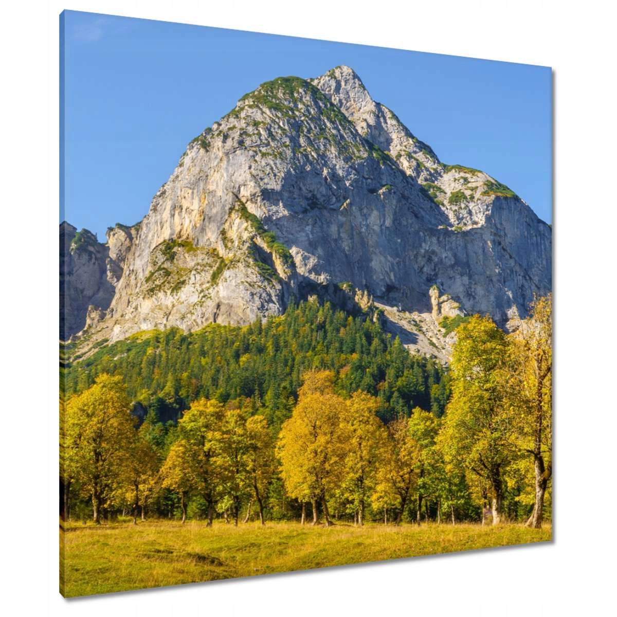 Obrazy 90x90 Horská krajina s čistým nebem
