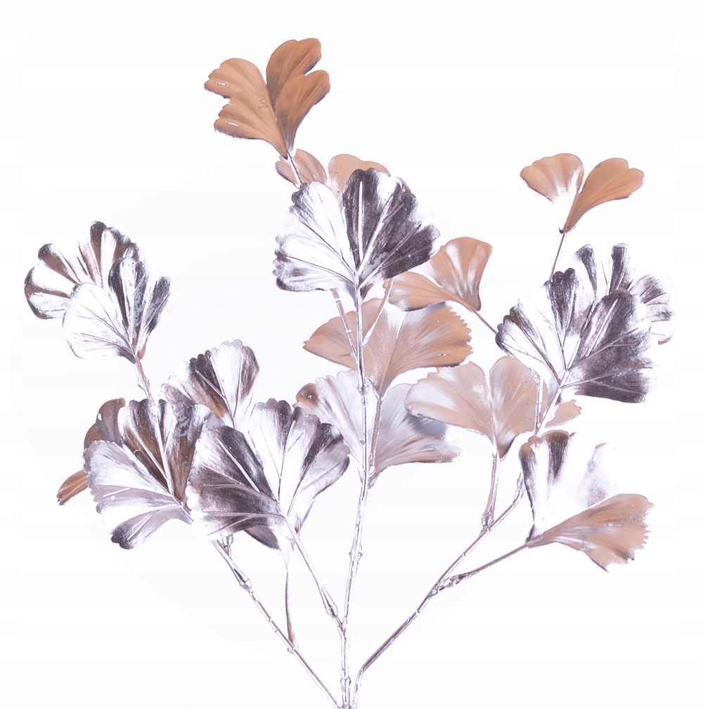 

Miłorząb Ginko biloba gałązka srebrna 66cm stroiki
