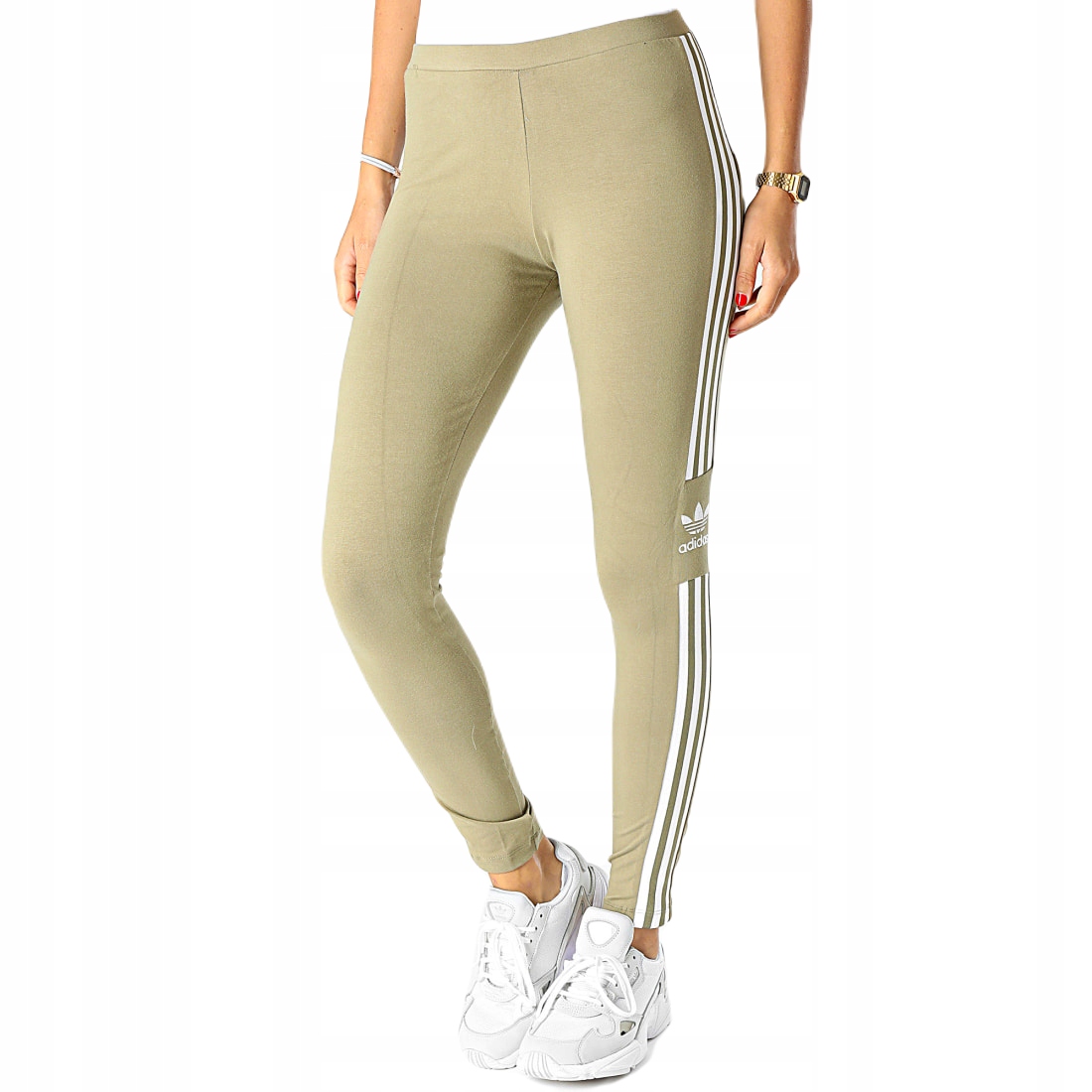 Legginsy damskie Adidas Loungewear Trefoil Tights H35535