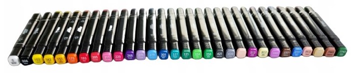 LOOZ ART Markery Artystyczne 30szt St.Majewski Marka St. Majewski