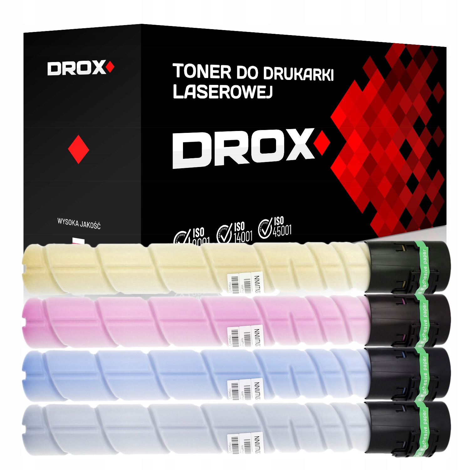 

4x toner Cmyk do Konica Minolta TN-324 BizHub C258