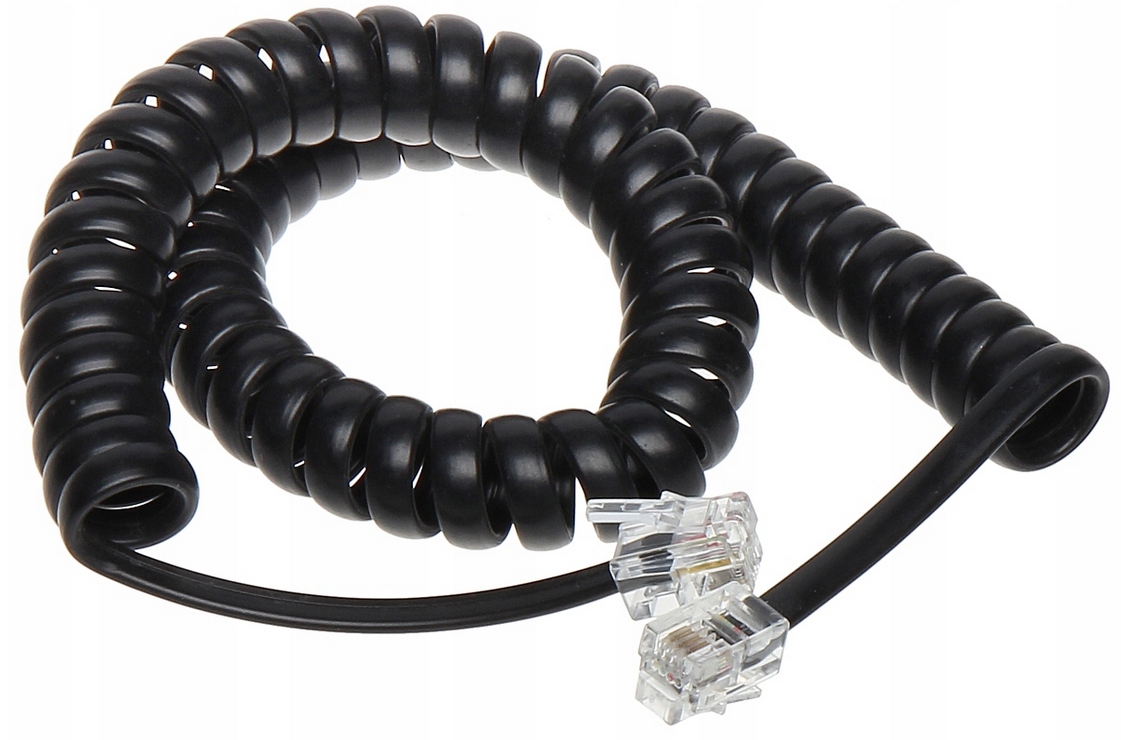 

Przewód telefoniczny słuchawki RJ9-W/RJ9-W/2.0m cz