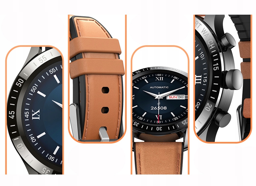 ZEGAREK MĘSKI SMARTWATCH KALORIE EKG CIŚNIENIE 4.0 Model inny