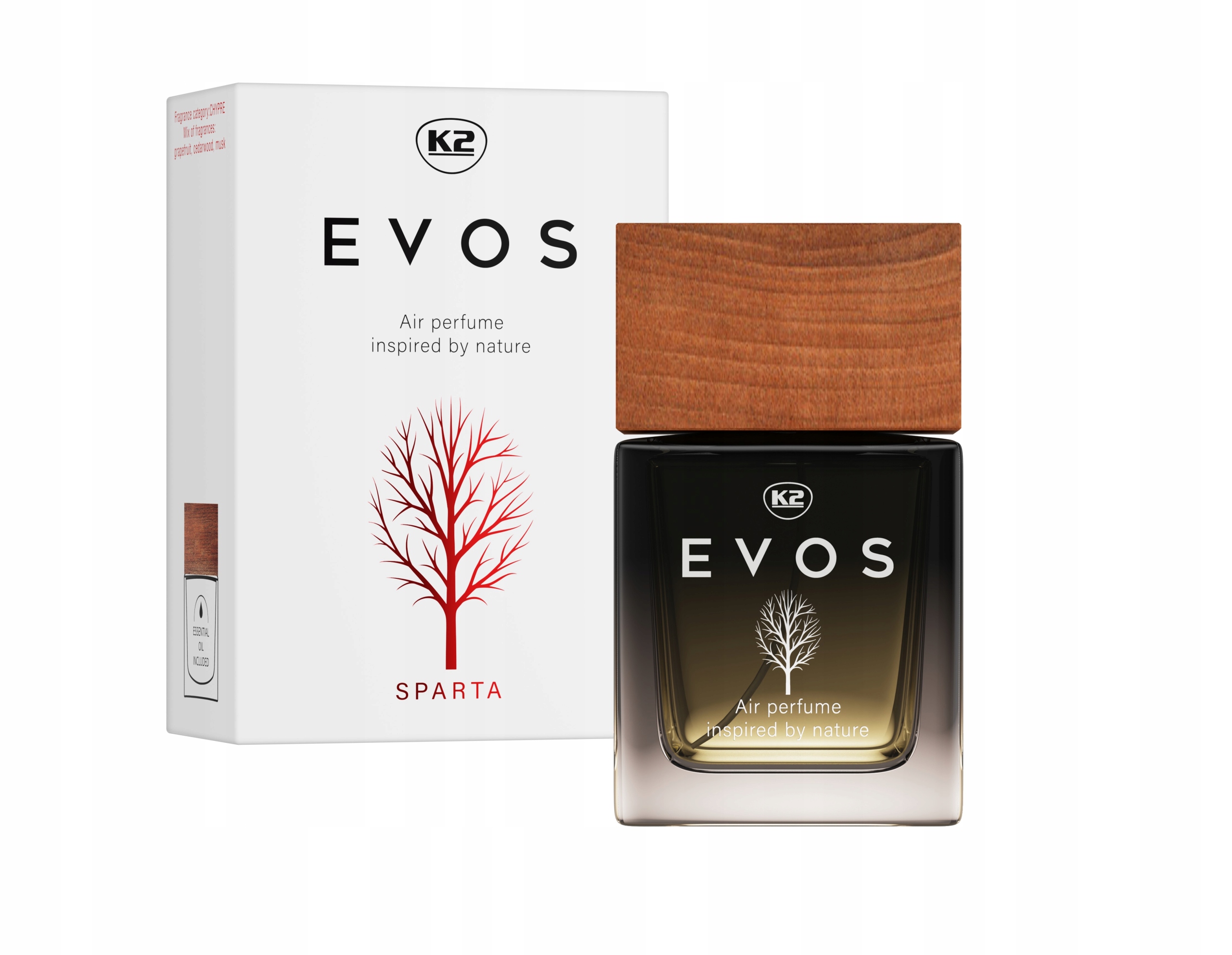 K2 SPARTA Zapach Perfumy Do Samochodu Auta 50ml