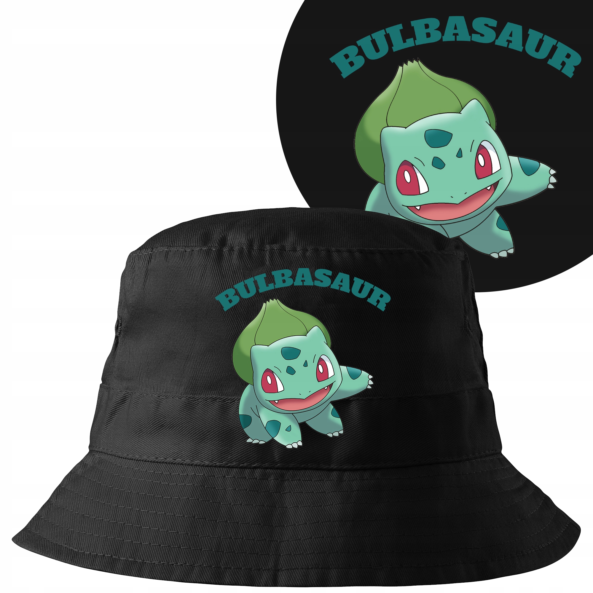 

Kapelusz Bucket Hat Pokemon Letni Z Nadrukiem Wzór