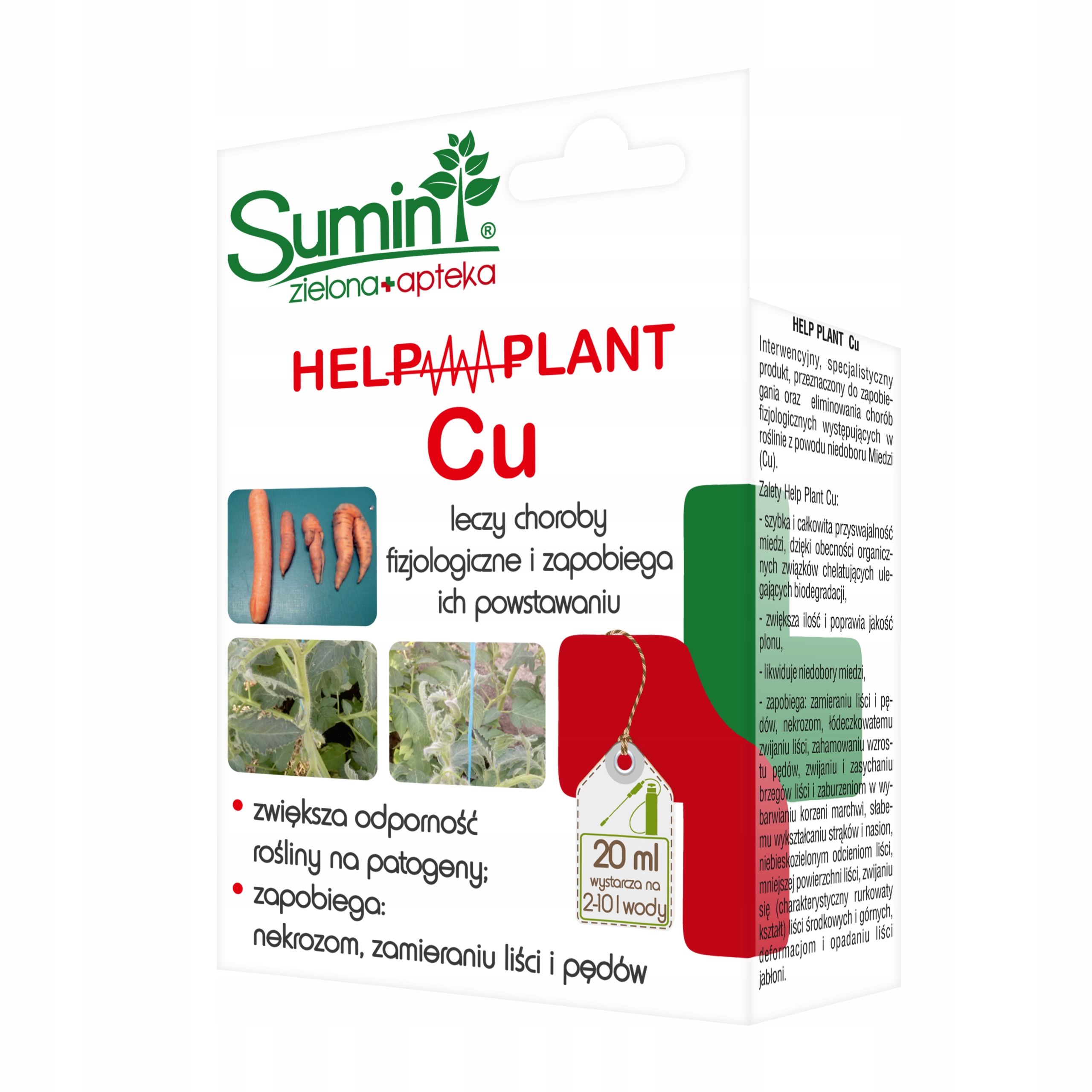 

Help Plant Cu Miedź na choroby roślin 20 ml Sumin
