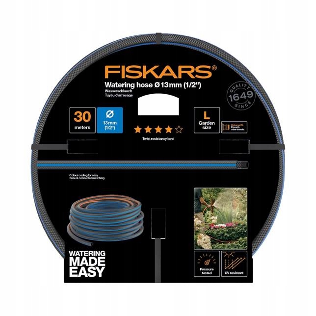 

Fiskars Wąż Ogrodowy 13MM 1/2" 30M Q4 1027105