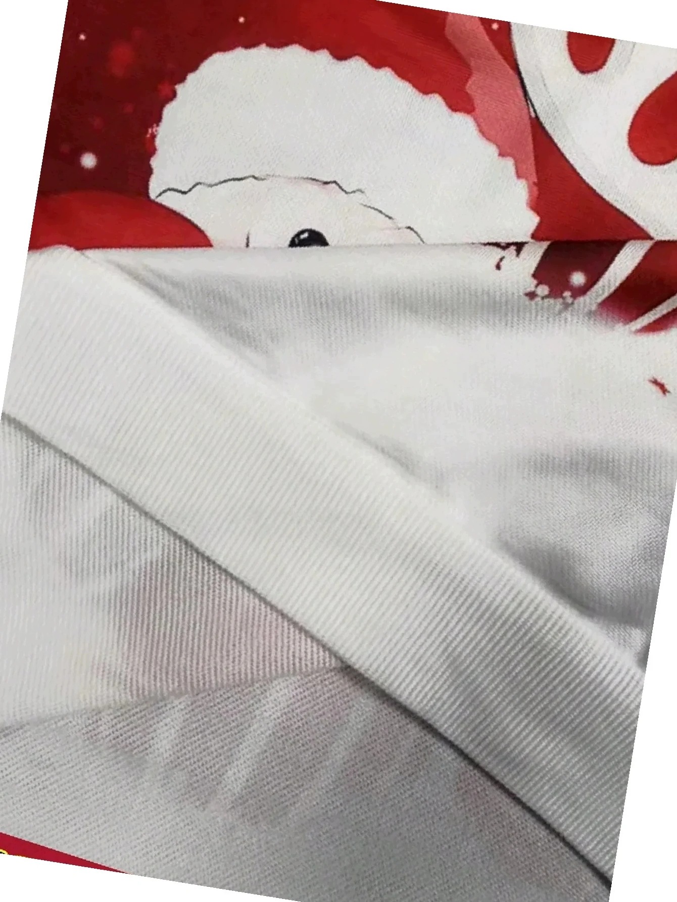 Dámský komplet Červená vánoční Mikina Kalhoty Sob Print M 38