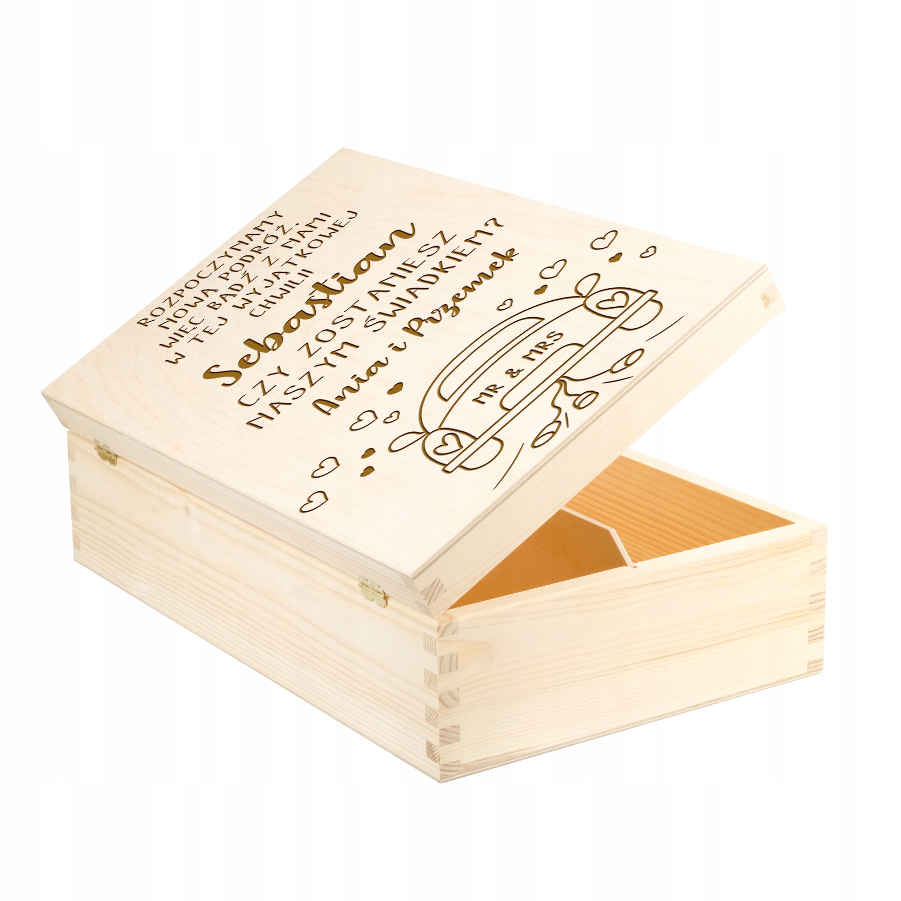 PROŚBA O ŚWIADKOWANIE ZAPROSZENIE ŚWIADKÓW NA ŚLUB Wysokość produktu 36 cm