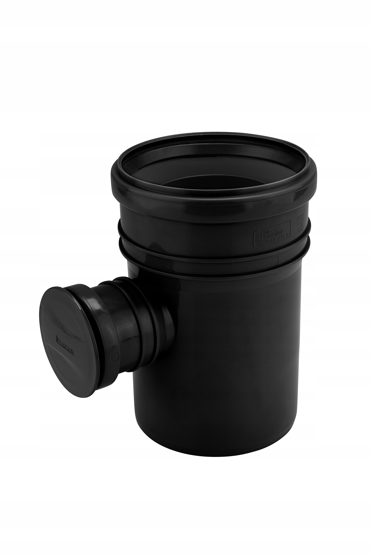 Łapacz zbieracz deszczówki Karmat 110 mm czarny