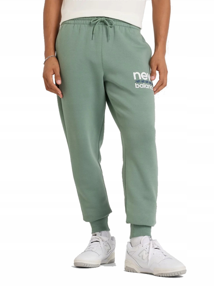 Pánské tepláky New Balance MP51940DKJ sportovní tepláky plus size 2XL