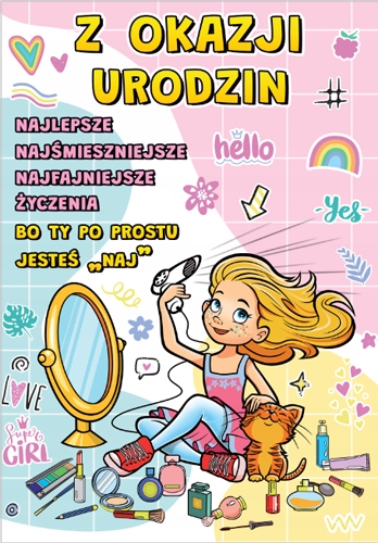 

Kartki na Urodziny dla kobiet przyjaciółek Young33