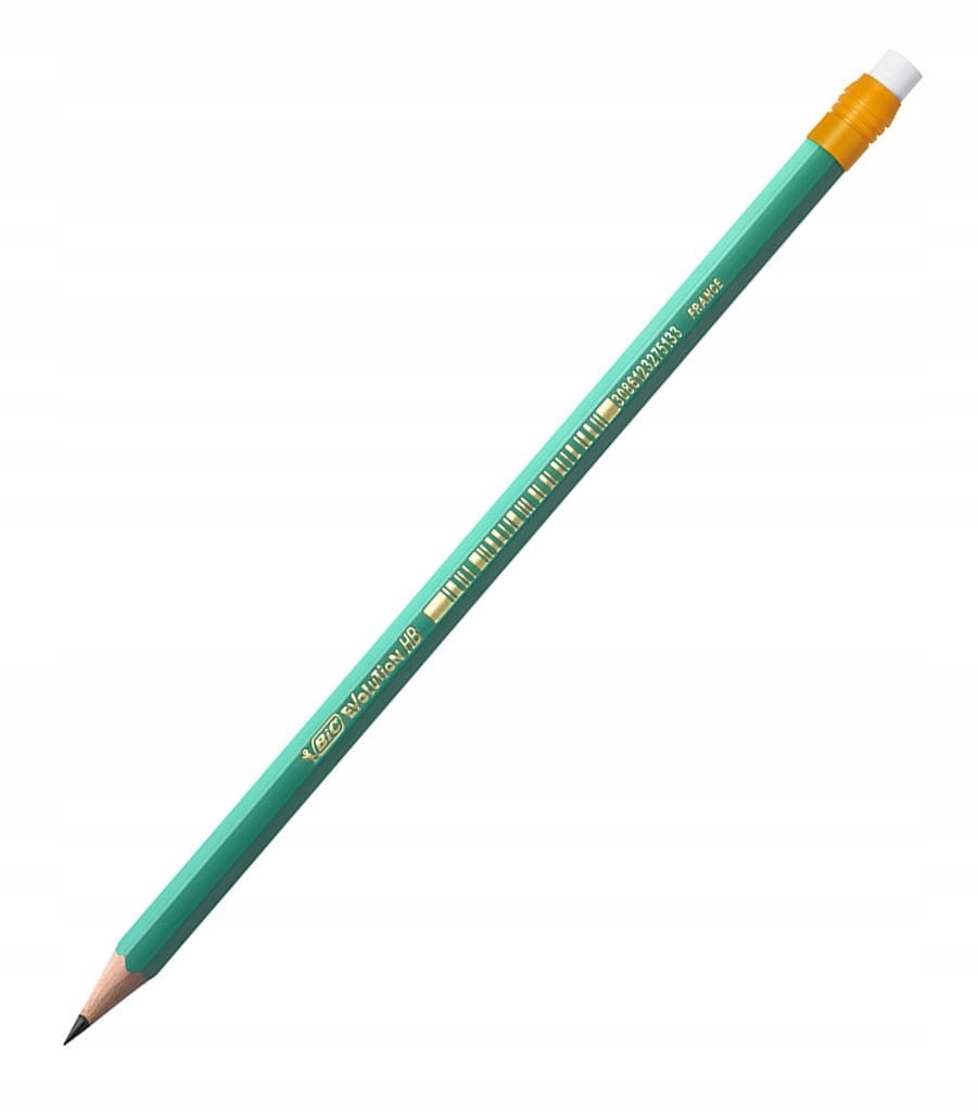 

Ołówek szkolny Hb z gumką Wytrzymały Bic Evolution