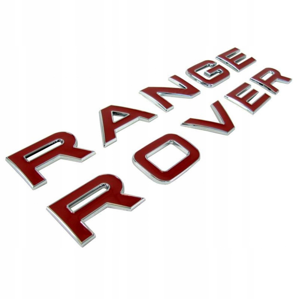 GJ32-001B40-AA - Надпись эмблема RANGE ROVER Красный автобиография