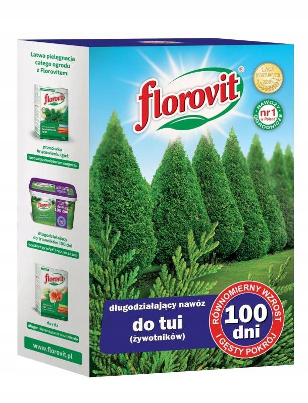 

Nawóz Florovit do tui żywotników 100 dni 1 kg