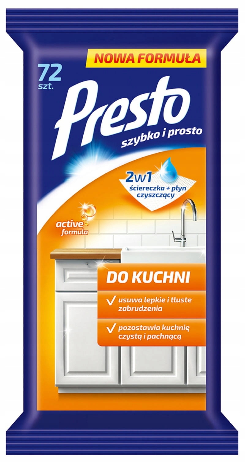 

Ściereczki gospodarcze Presto, do kuchni, 72szt.,