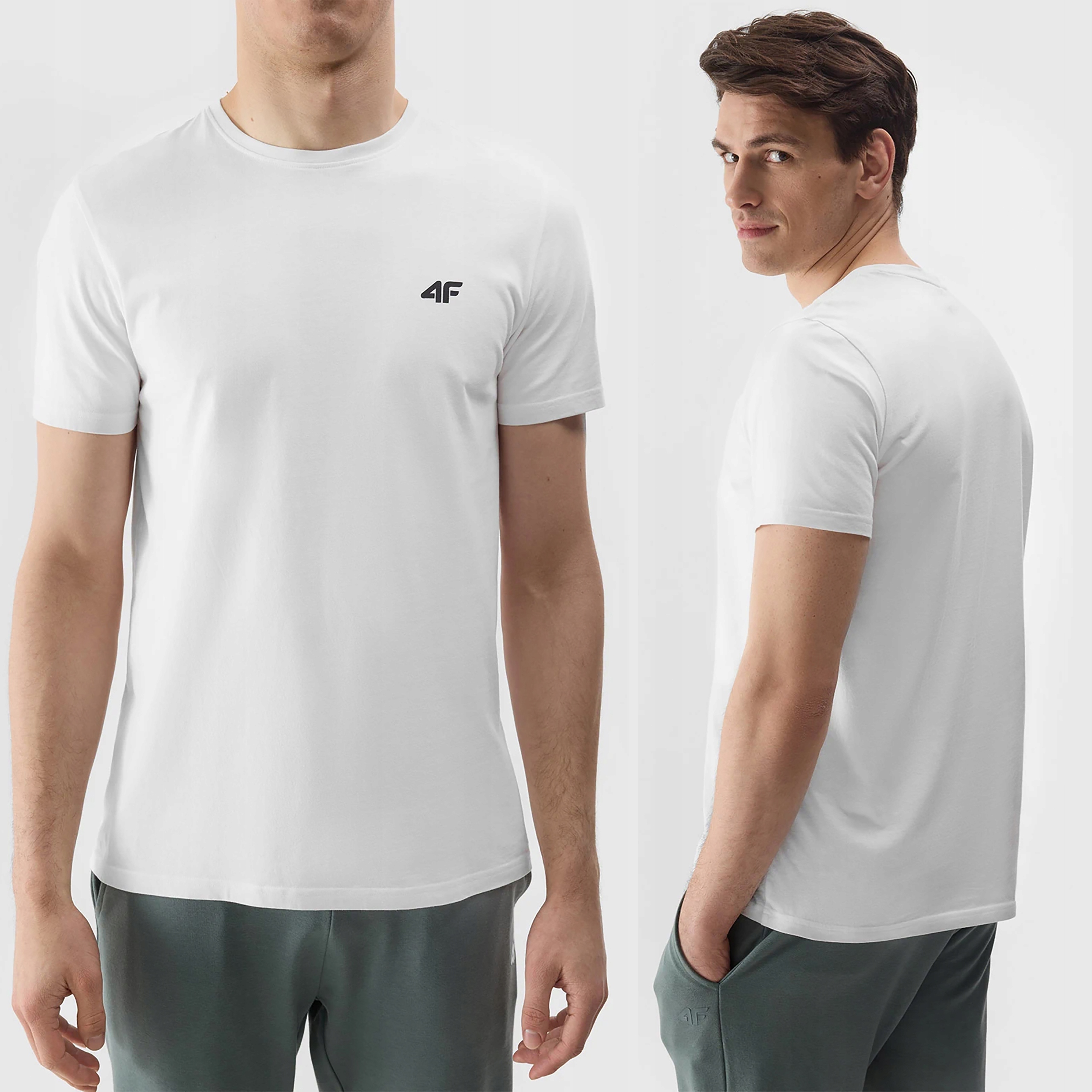 T-SHIRT 4F MĘSKI KOSZULKA BAWEŁNIANA SPORTOWA SS24