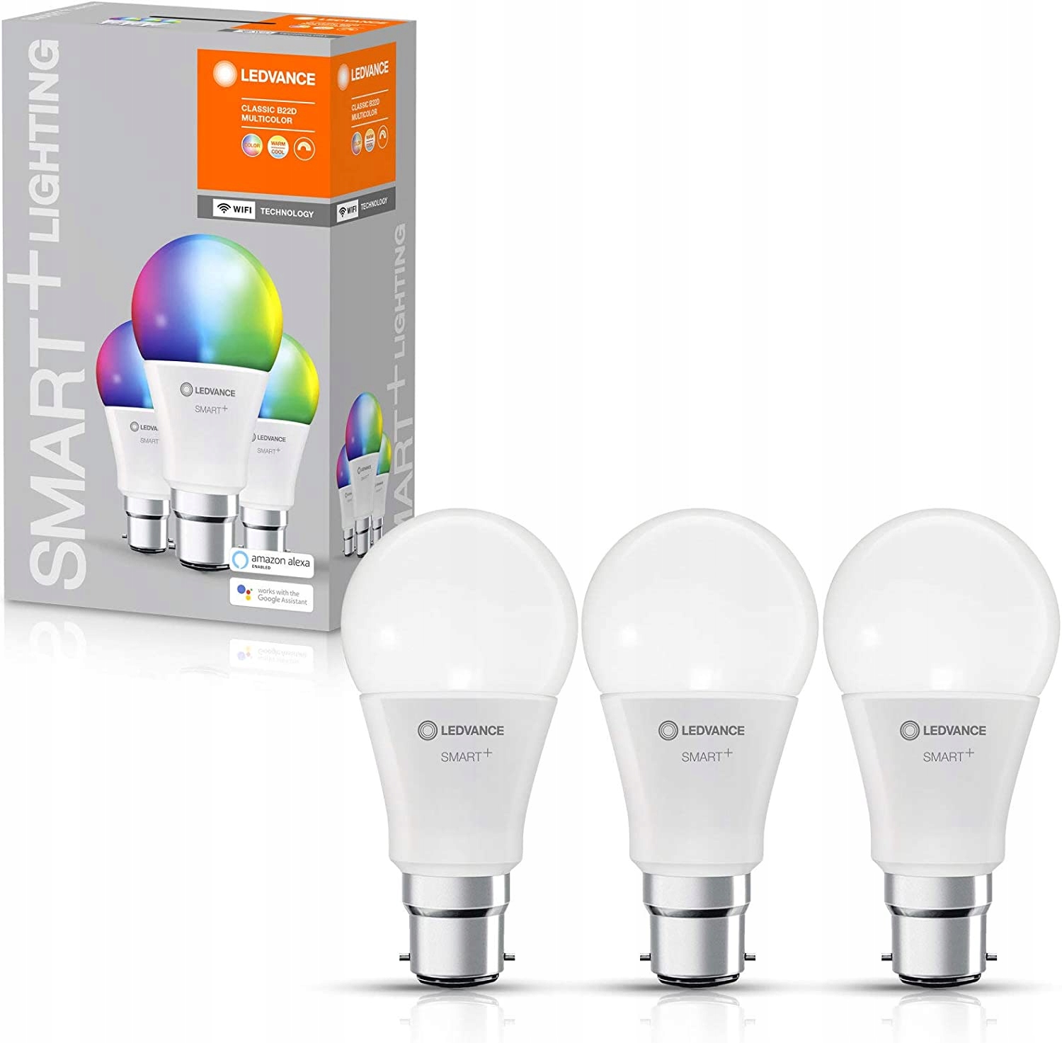 Ledvance Smart Led Rgb žárovky, 9W, B22d, 3ks