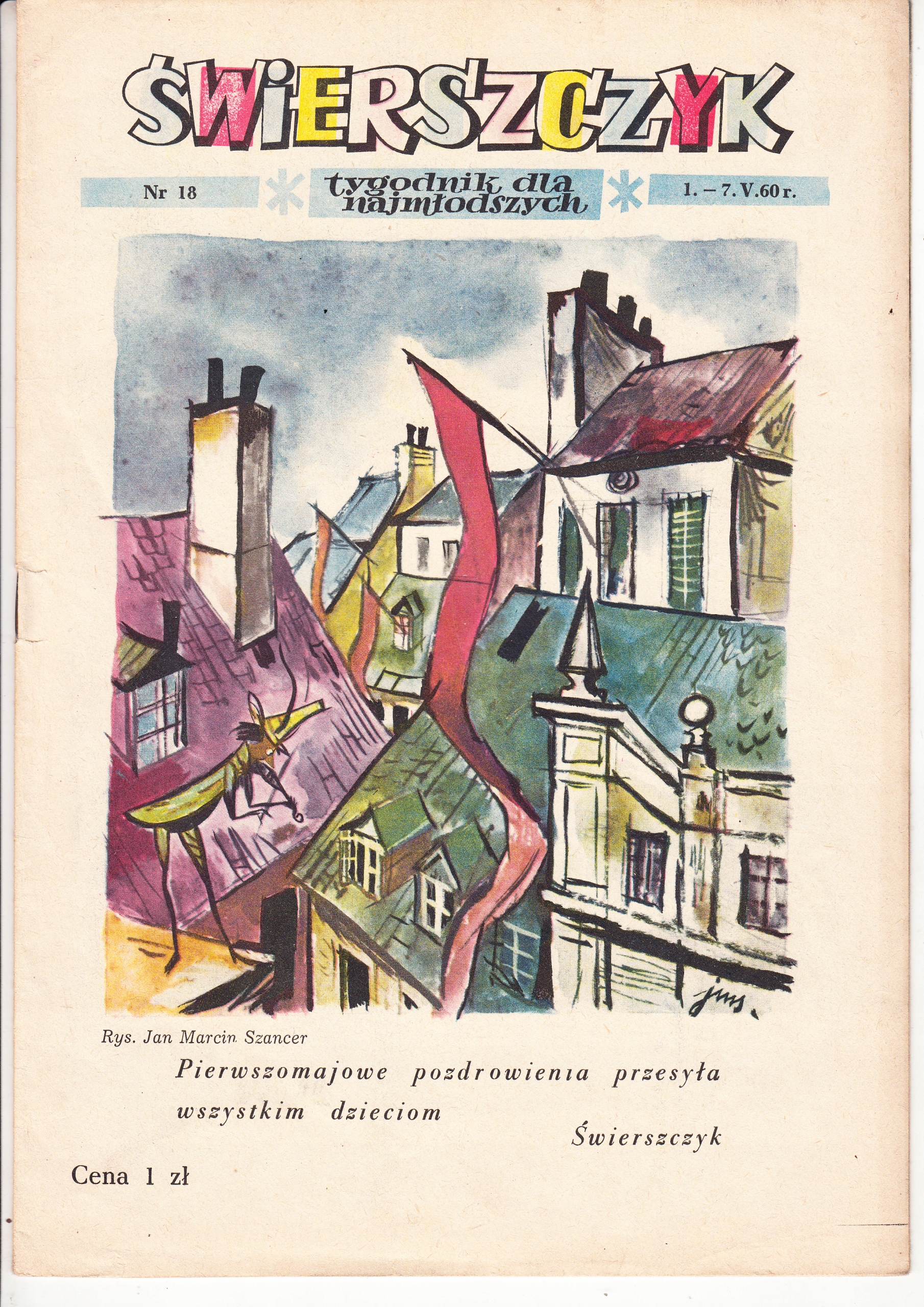 Świerszczyk nr.18 / 1.-7.V.1960r.