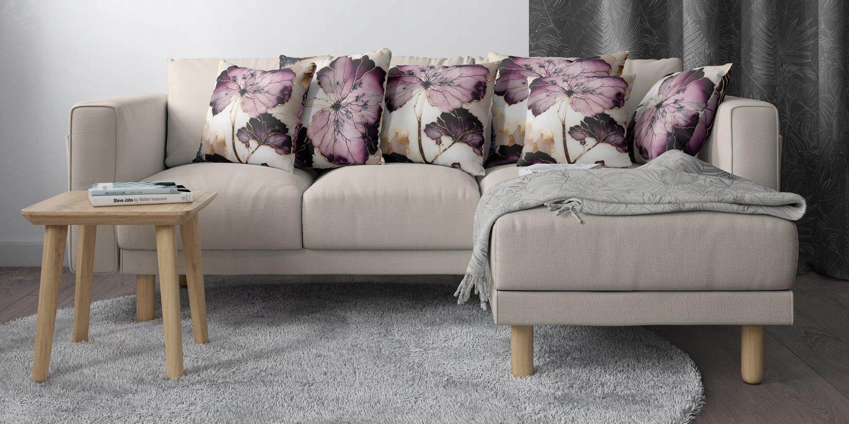 POSZEWKA NA PODUSZKĘ DEKORACYJNA 40x40 JASIEK 178 Szerokość produktu 40 cm