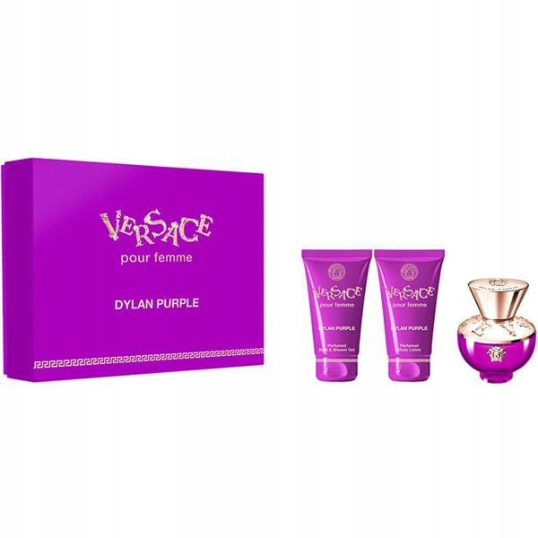 Versace Dylan Purple – Parfémovaná Voda 50 Ml+sprchový Gel 50 Ml+telove Mle