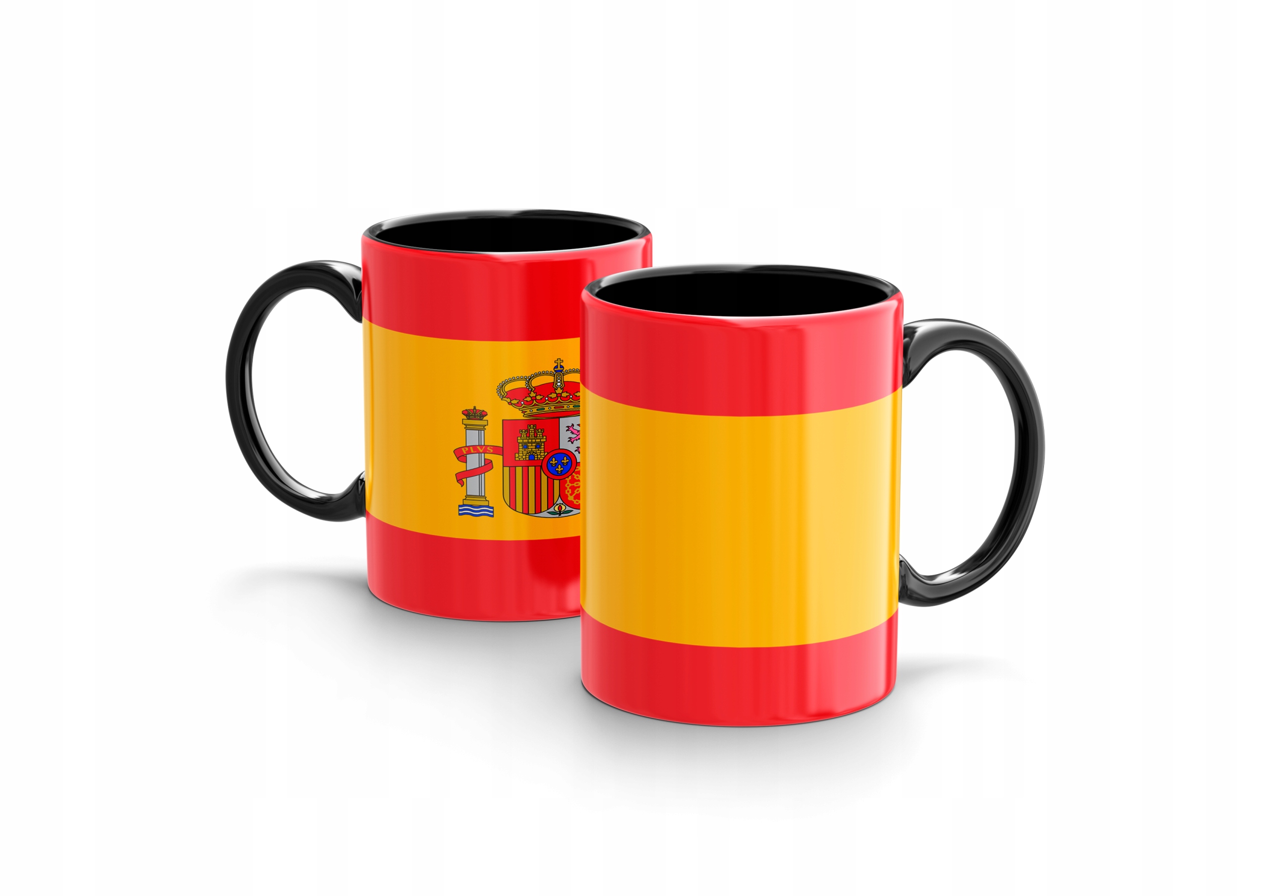 

Czarny Kubek JetJet Flaga z Flagą Hiszpania