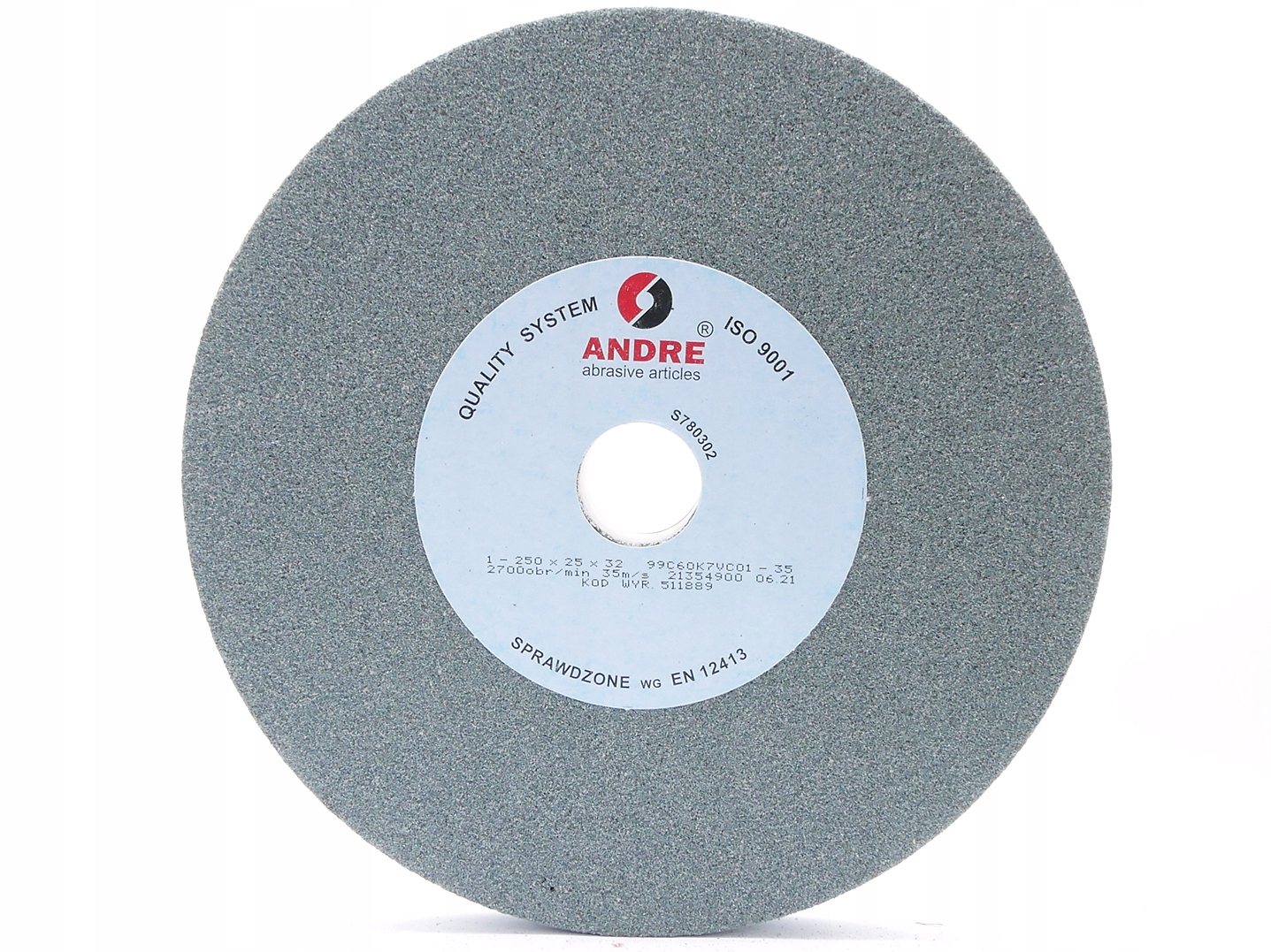 Kamień Szlifierski ścierny tarcza do szlifowania 250x25x32mm Andre 511889