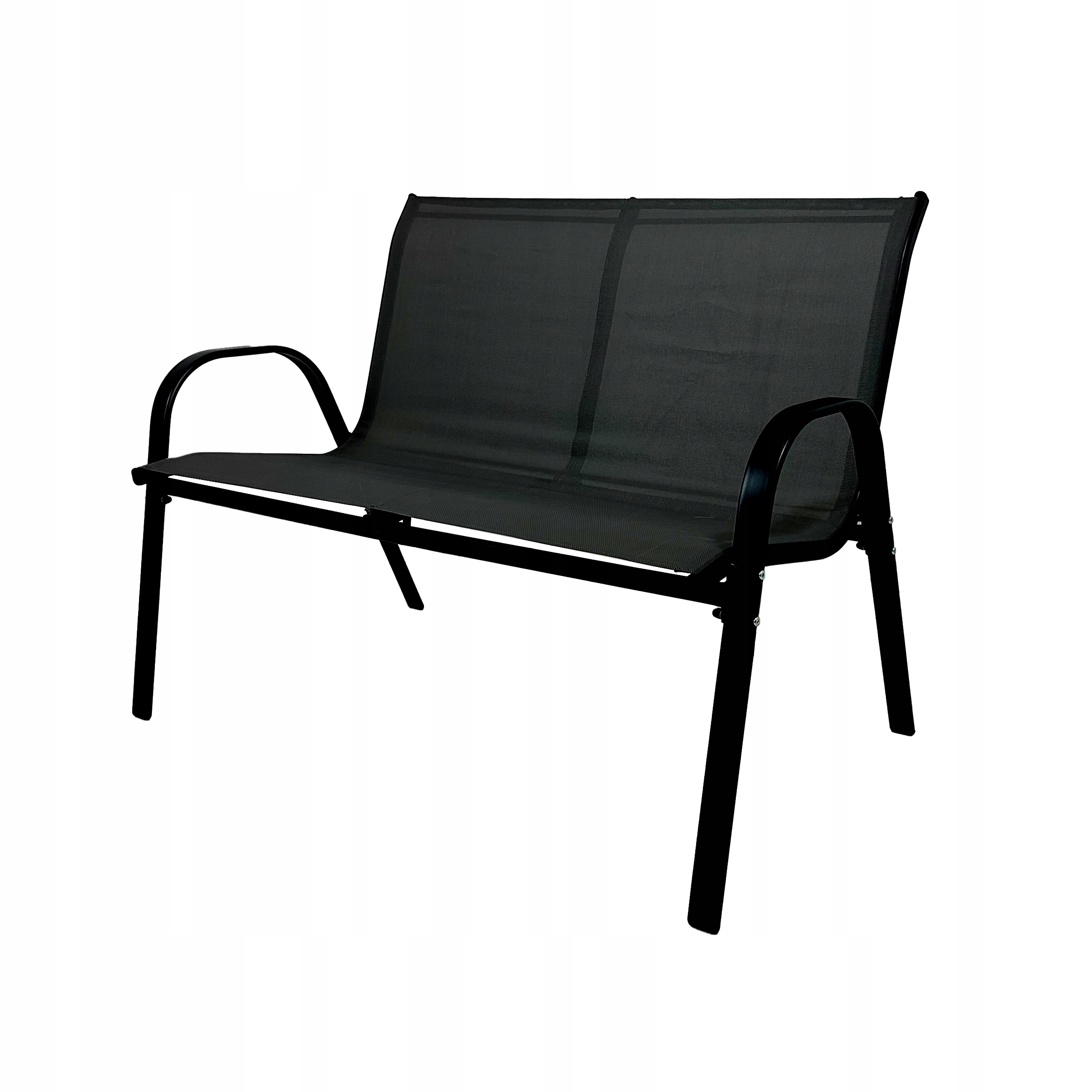 ZESTAW MEBLI OGRODOWYCH BALKON TARAS STÓŁ ŁAWKA 2x KRZESŁA MARBELLA CZARNY Producent Kontrast