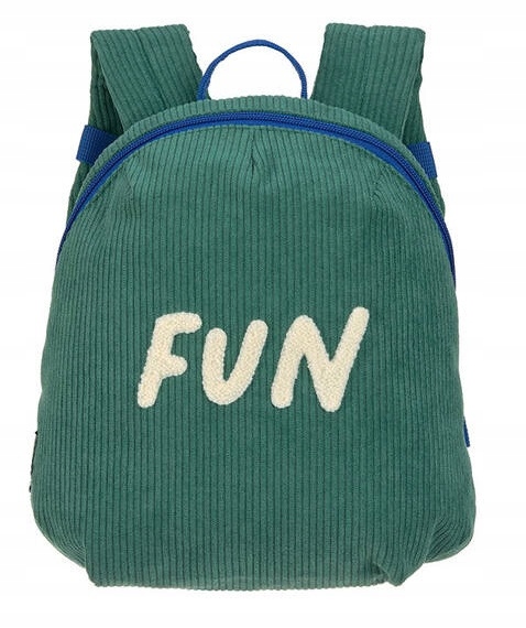 Fun zielony mini plecak sztruks plecaczek green Little Gang Lassig