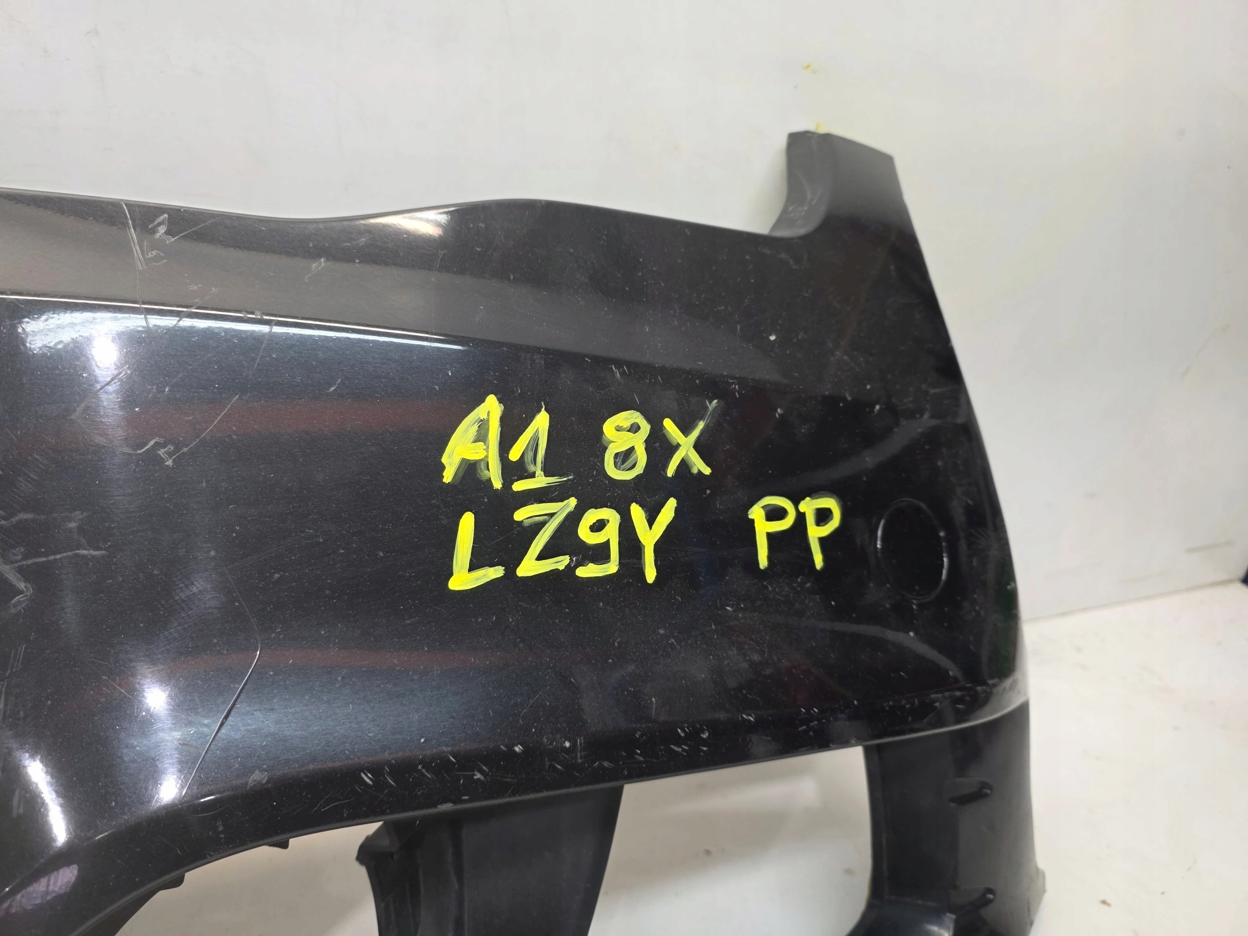 bumper corner right front AUDI A1 8X before LIFT original