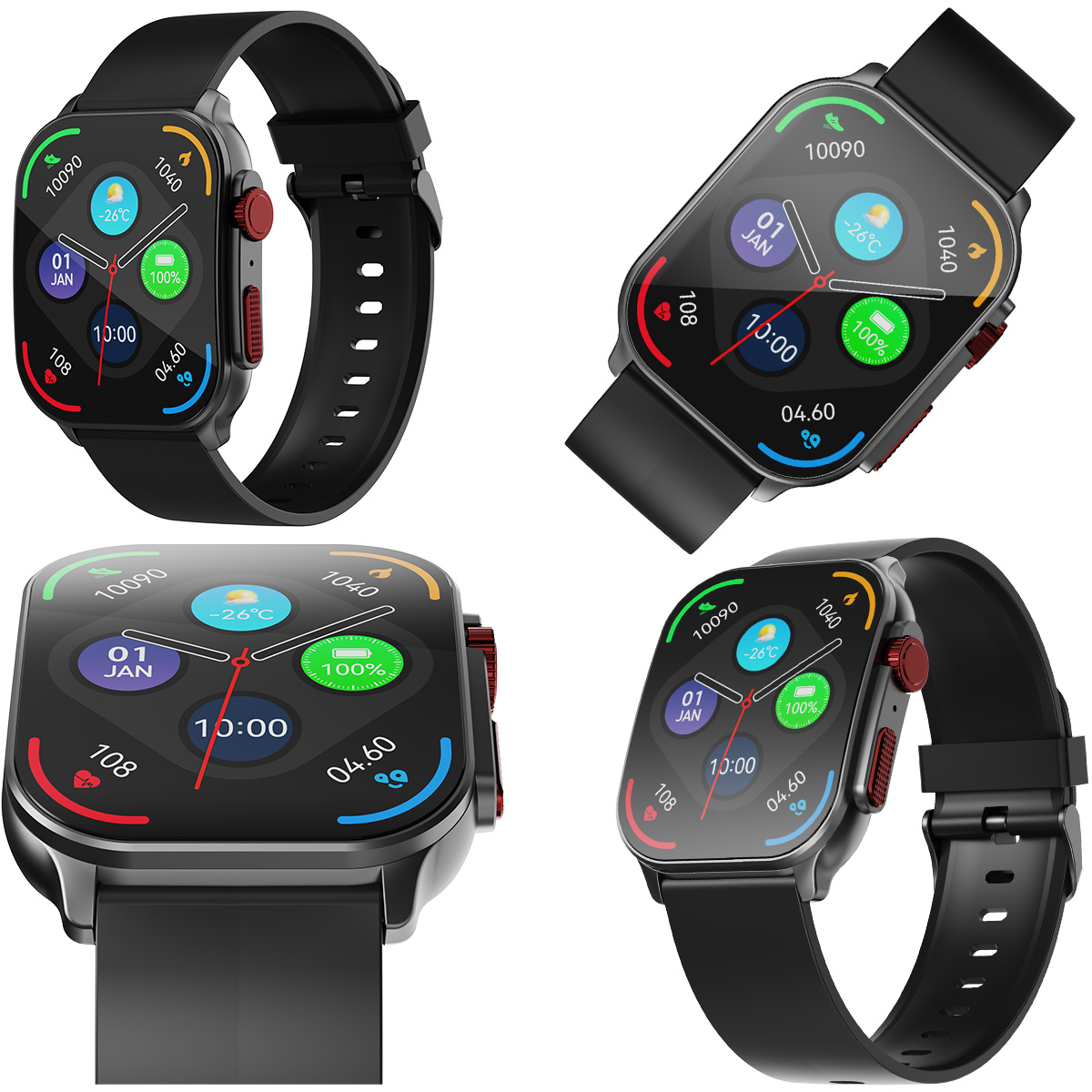 Hodinky Imiki Frame 2 2,01" Amoled sportovní pro běhání Hovory