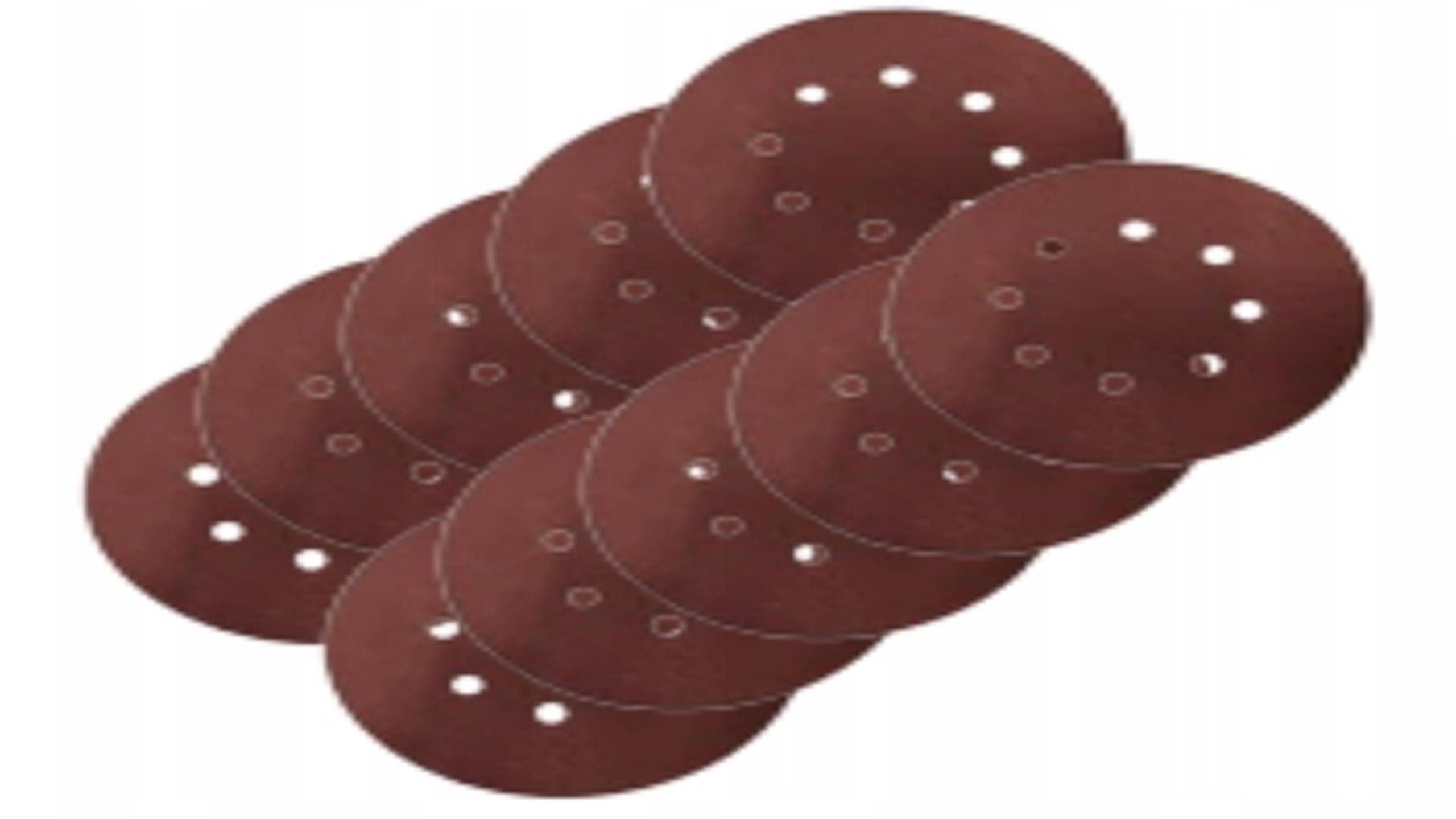 Papier ścierny krążki rzep 180 mm Gr P 80 10 szt. otwory rozstaw 110mm