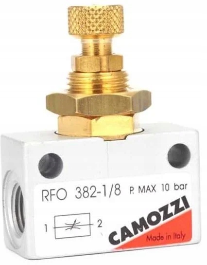 Přesný CO2 Ventil Pro Akvárium, Regulační Tlumivka, Závit 1/8 Palce