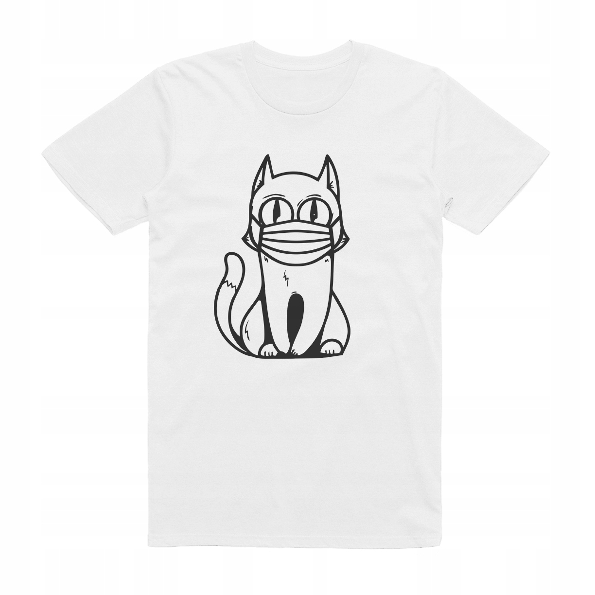 

S - Koszulka T-shirt Z Kotem Kot Śmieszny Prezent