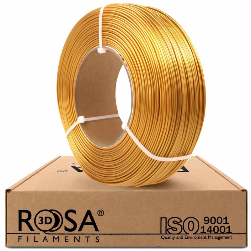 Filament ReFill Pet-g Rosa 3D 1.75mm Gold Metallic
