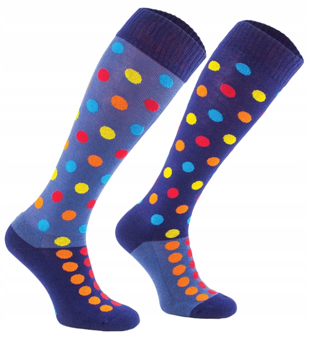 

Jeździeckie podkolanówki Multicolour Dots 39-42