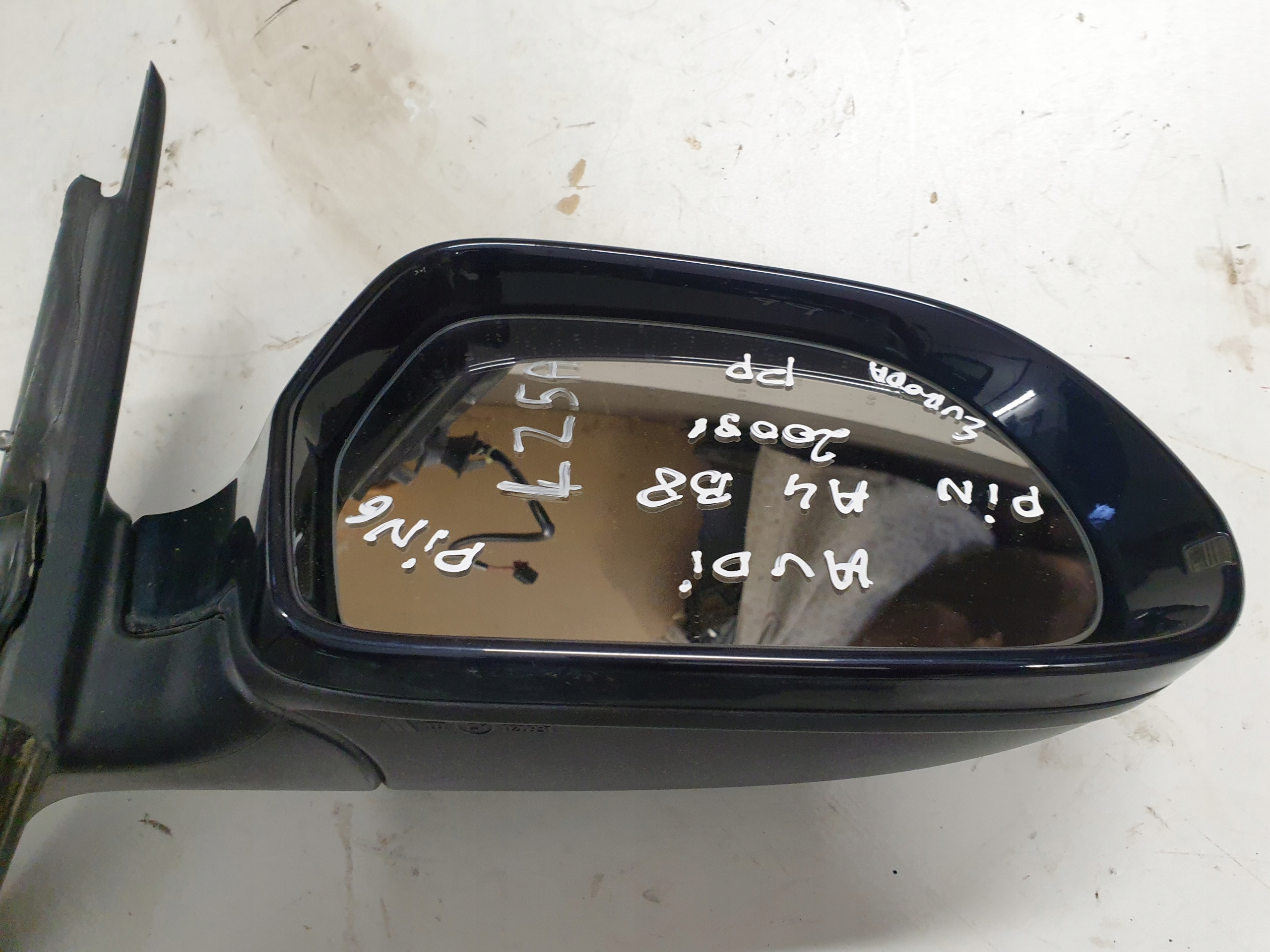 mirror right AUDI A4 b8 2008- 6 PIN LZ5A EUROP