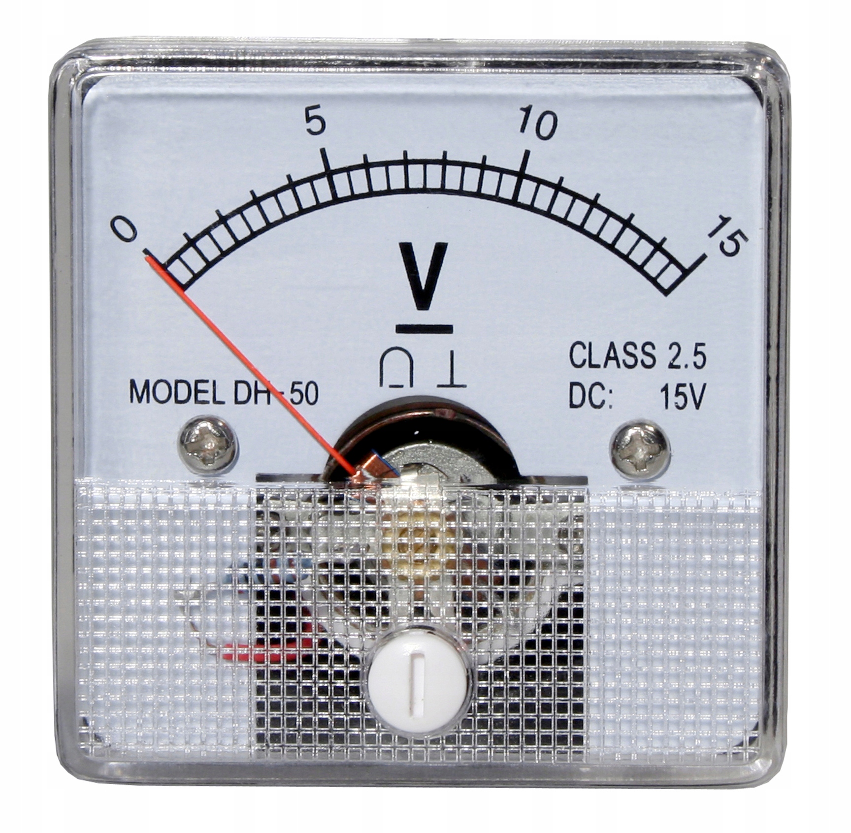 

Miernik analogowy woltomierz 15V kwadratowy