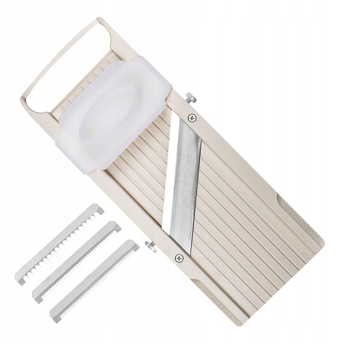 Benriner Standard Japonská ostrá mandolína na zeleninu 95 mm 9,5 cm Béžová