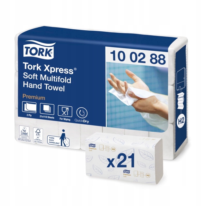 

Tork Xpress 100288 Miękki ręcznik 4 panele Premium