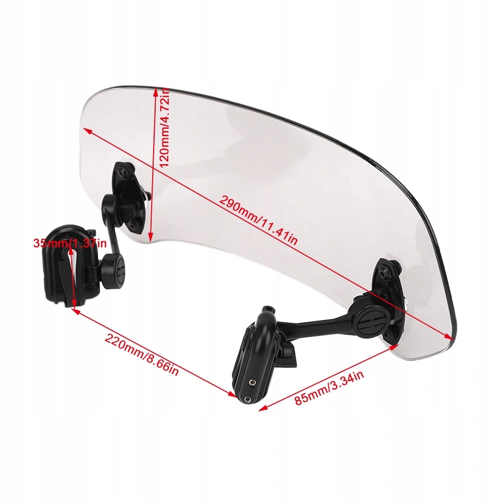 DEFLEKTOR MOTOCYKLA PRZEDŁUŻENIE PRZEDNIEJ SZYBY Producent części Inny