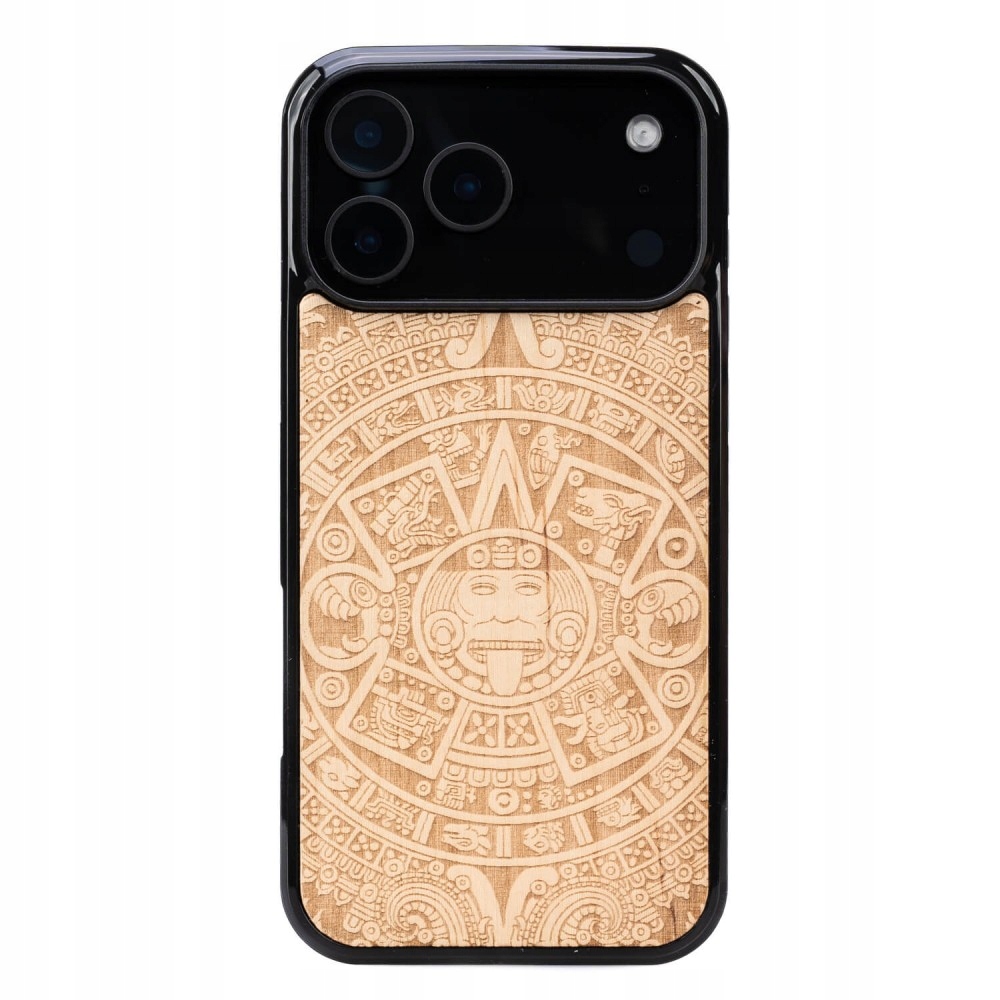 Dřevěné Pouzdro Bewood pro iPhone 17 Pro Max Kalendář Aztécký Aniegre