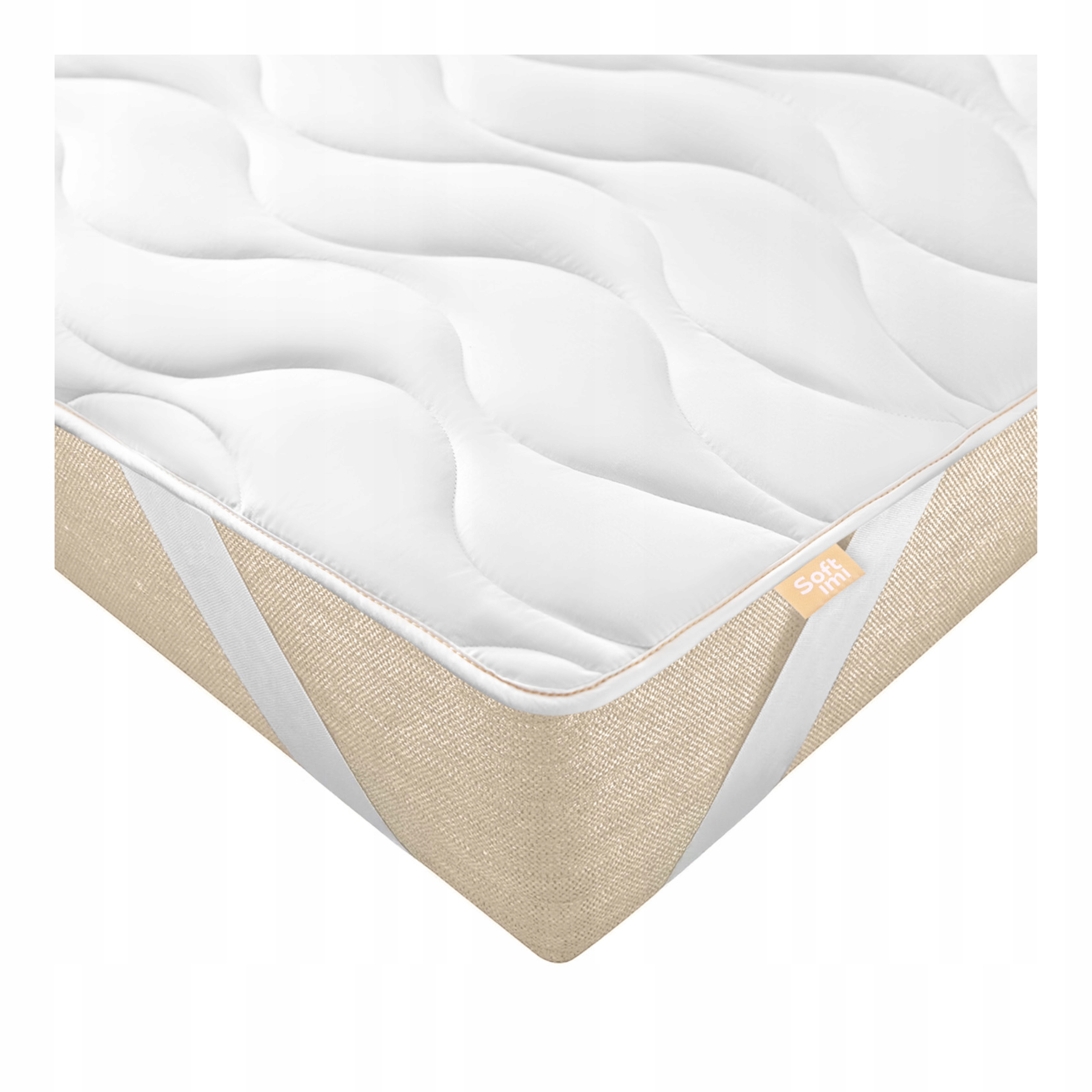 Návlek Na Matrace 180x200 Topper Povrchový Bavlna Saténový Premium