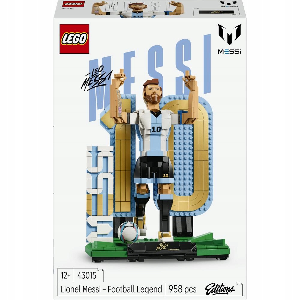 * Lego Editions Lionel Messi – fotbalová legenda 43015