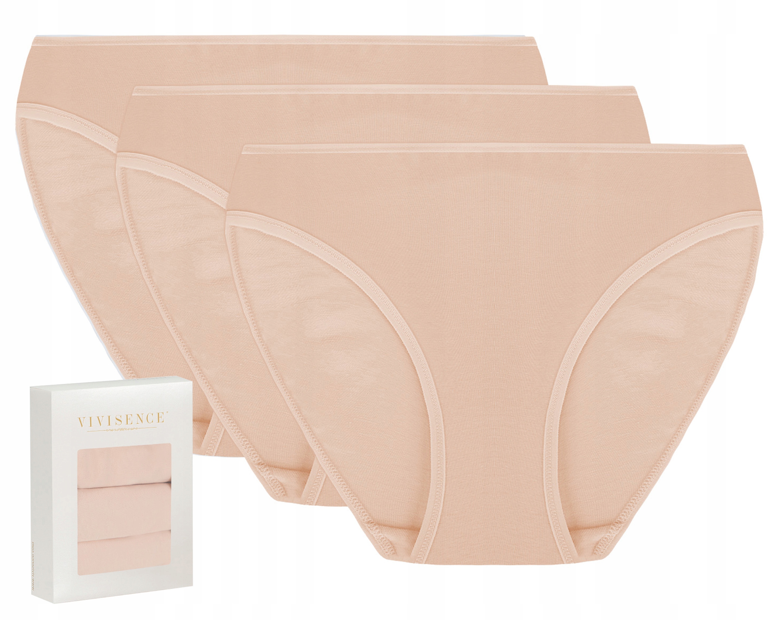 

Figi 4002 MIDI Bikini Majtki Bawełna 3-Pak L