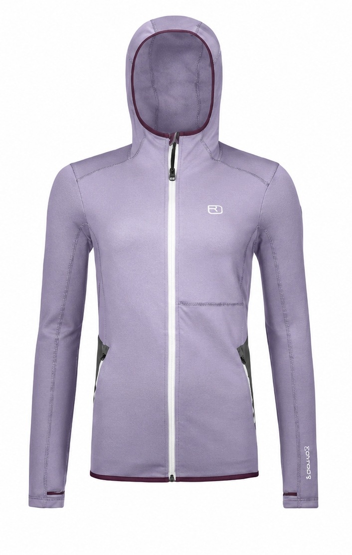 Bluza Damska Ortovox Fleece Hoody M lush lavender merino